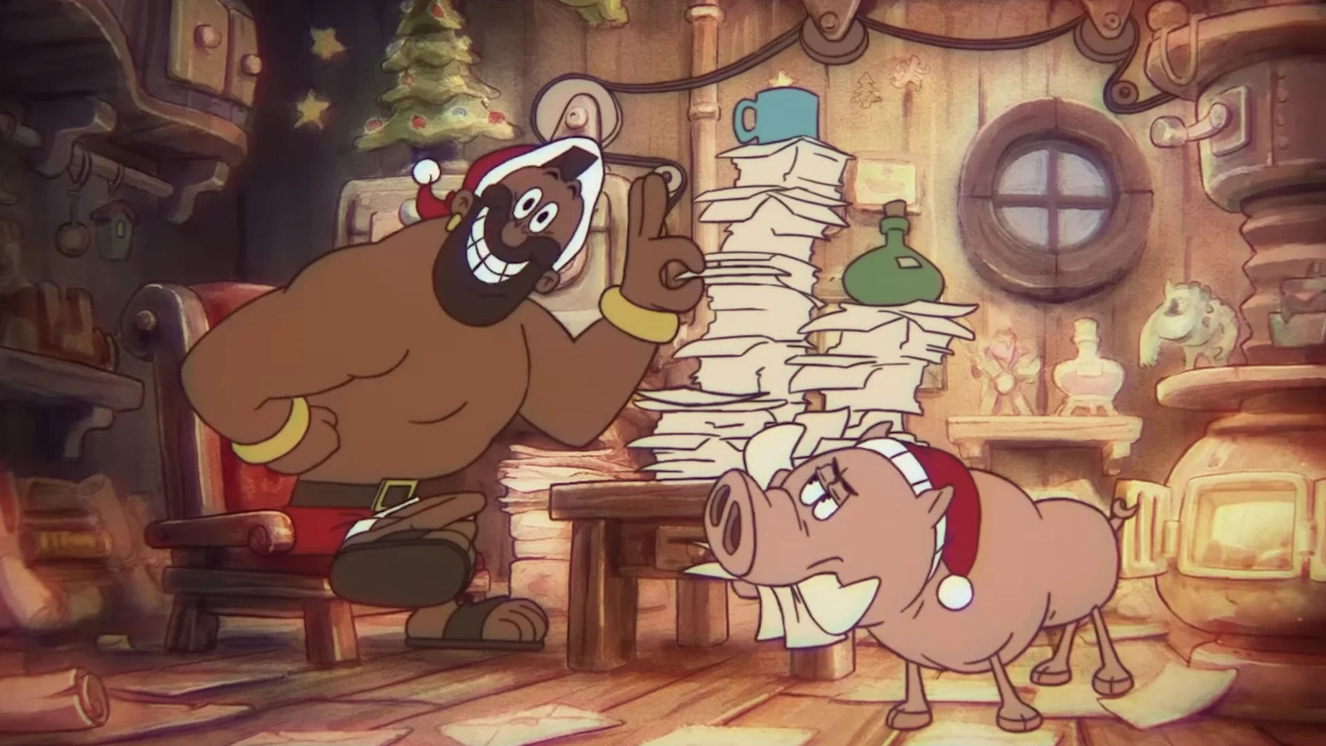 SANTA HOG RIDER'S WORKSHOP